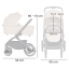 PETITE&MARS Stroller SCOUT 2in1 - Varianty Scout: Cappuccino Cream