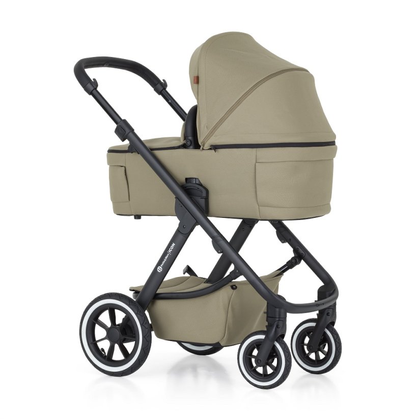 PETITE&MARS Wózek wielofunkcyjny ICON 2w1 AIR SET LITE - Warianty Icon: Mocha Beige