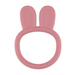 PETITE&MARS Silicone teether Bunny Dusty Rose 0m+