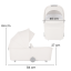 PETITE&MARS Stroller SCOUT 2in1 - Varianty Scout: Cappuccino Cream