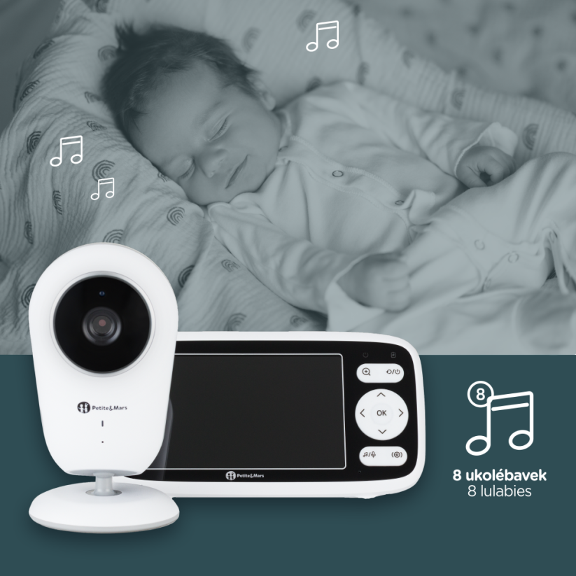 PETITE&MARS Niania Elektroniczna NANO 4.0