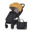 PETITE&MARS Stroller Royal3 Black - Stroller colour: Dense Honey