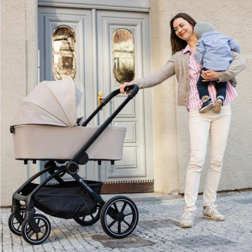 PETITE&MARS Stroller SCOUT 2in1 - Varianty Scout: Cappuccino Cream