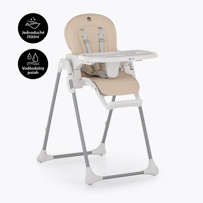 PETITE&MARS Tapicerka i tacka do krzesełka Gusto - Warianty Gusto: Pastel Beige