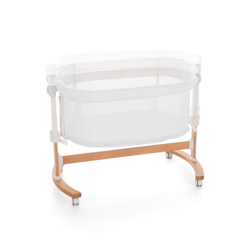 PETITE&MARS Adjustable cot with cradle function Glory 2in1 - Varianty Glory: Mocha Beige