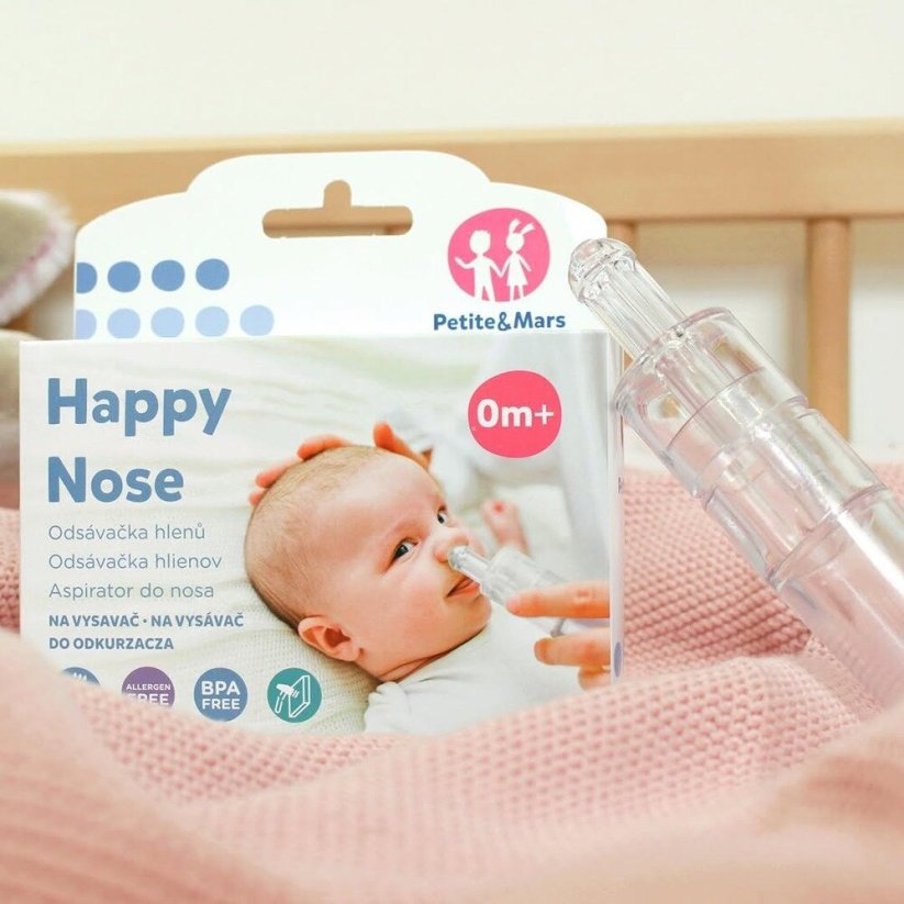 PETITE&MARS Odsávačka nosních hlenů na vysavač Happy Nose 0 m+