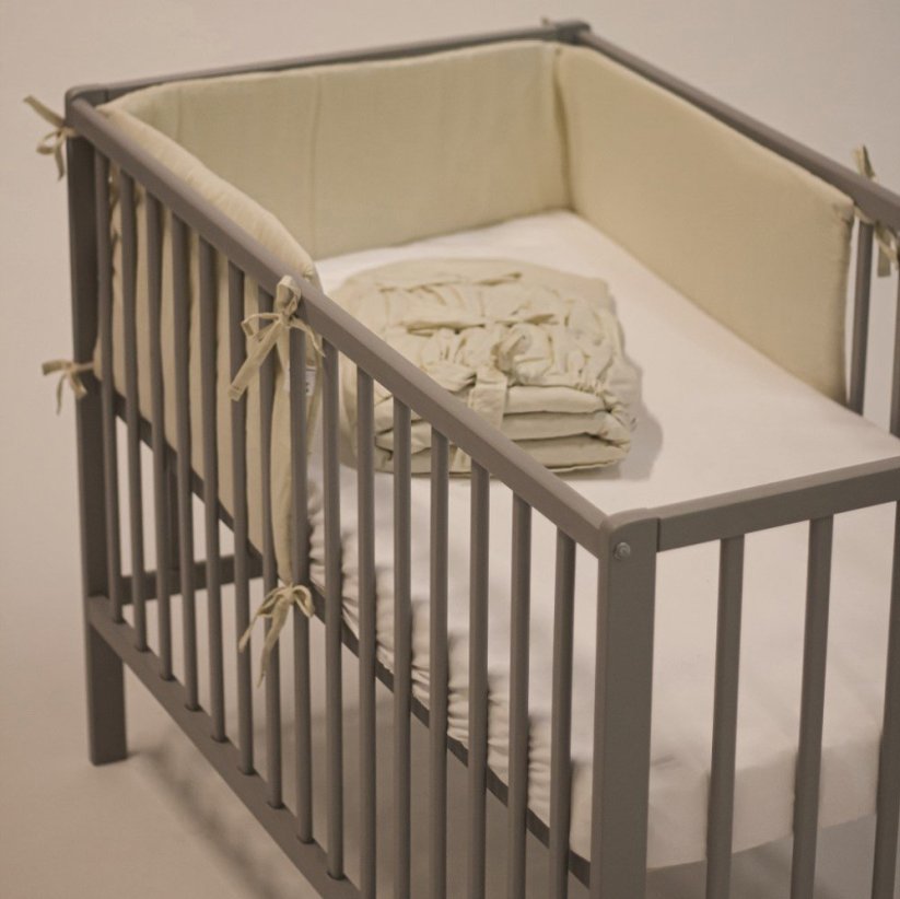 PETITE&MARS Ochraniacz do łóżeczka TILLY 180 cm - Warianty Tilly: Light Grey