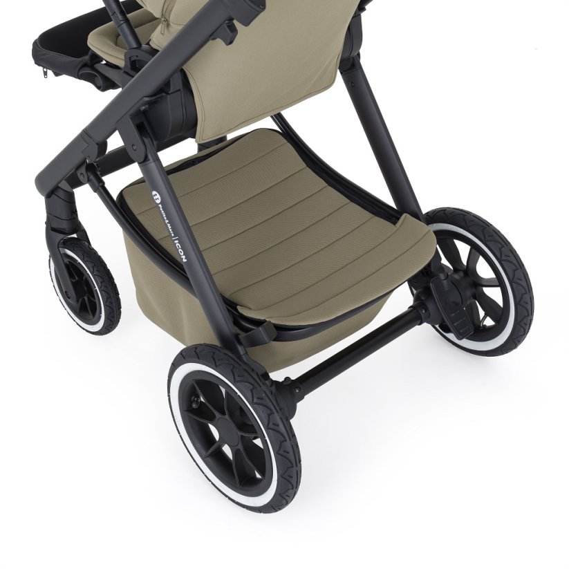 PETITE&MARS Wózek wielofunkcyjny ICON 2w1 AIR SET LITE - Warianty Icon: Mocha Beige