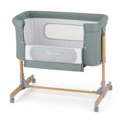 PETITE&MARS Postýlka dětská polohovatelná Grace Compact Foggy Green