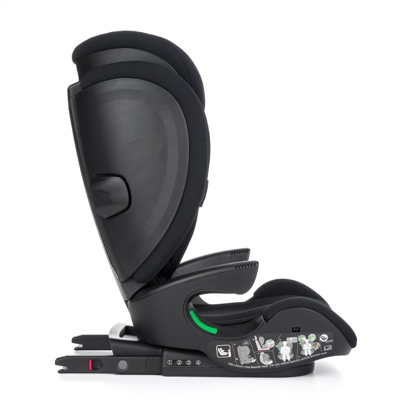 PETITE&MARS Fotelik samochodowy Fix Elite Pro i-Size 100-150 cm (15-36 kg) - Kolory Flex/Elite: Black Air