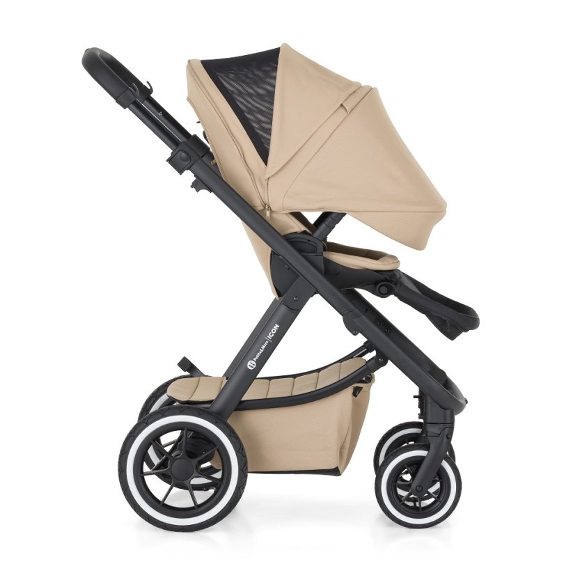 PETITE&MARS Wózek wielofunkcyjny ICON 2w1 AIR SET LITE - Warianty Icon: Mocha Beige