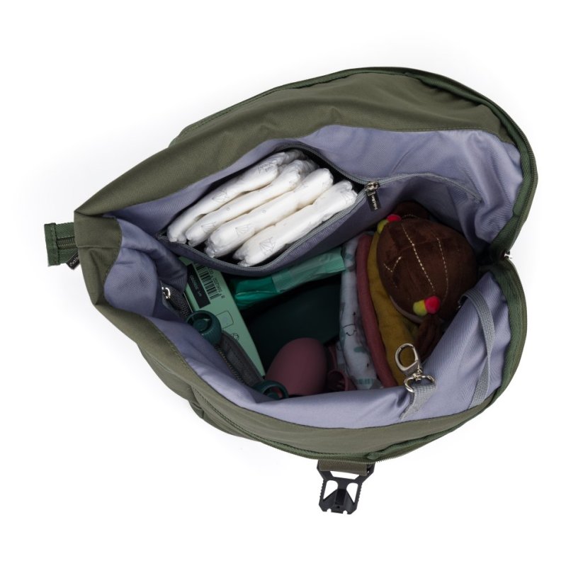 PETITE&MARS Diaper backpack Jackob Military Green