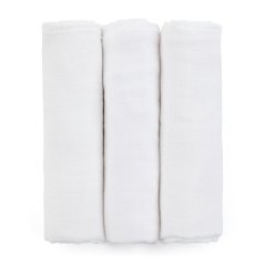 PETITE&MARS Diaper set bamboo muslin 3 pcs Moussy Total White