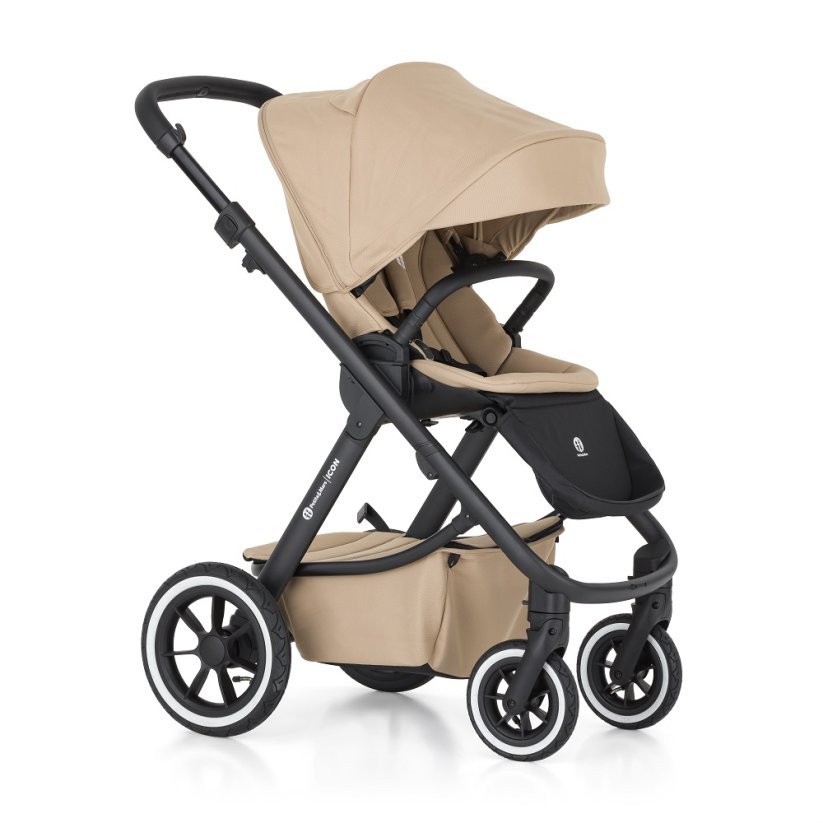 PETITE&MARS Wózek wielofunkcyjny ICON 2w1 AIR SET LITE - Warianty Icon: Mocha Beige