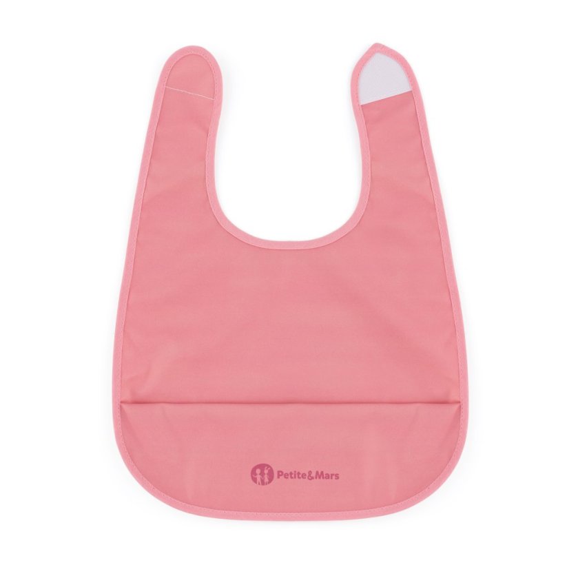 PETITE&MARS PU bib Nate Desert Sand 6m+ - Take&Match: Misty Green