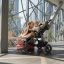 PETITE&MARS Canopy for Airwalk2 - Stroller colour: Mature Olive