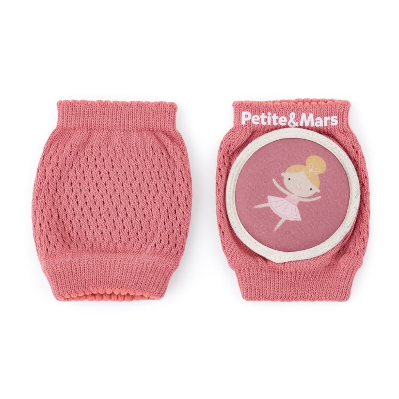 PETITE&MARS Elastic knee pads for crawling Follow - Take&Match: Intense Ochre