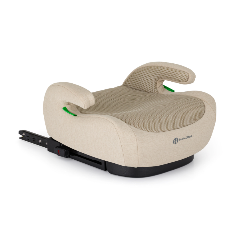 PETITE&MARS Podstawka samochodowa Optimus Pro i-Size 125 - 150 cm (22-36 kg) - Varianty Optimus Pro: Gentle Grey
