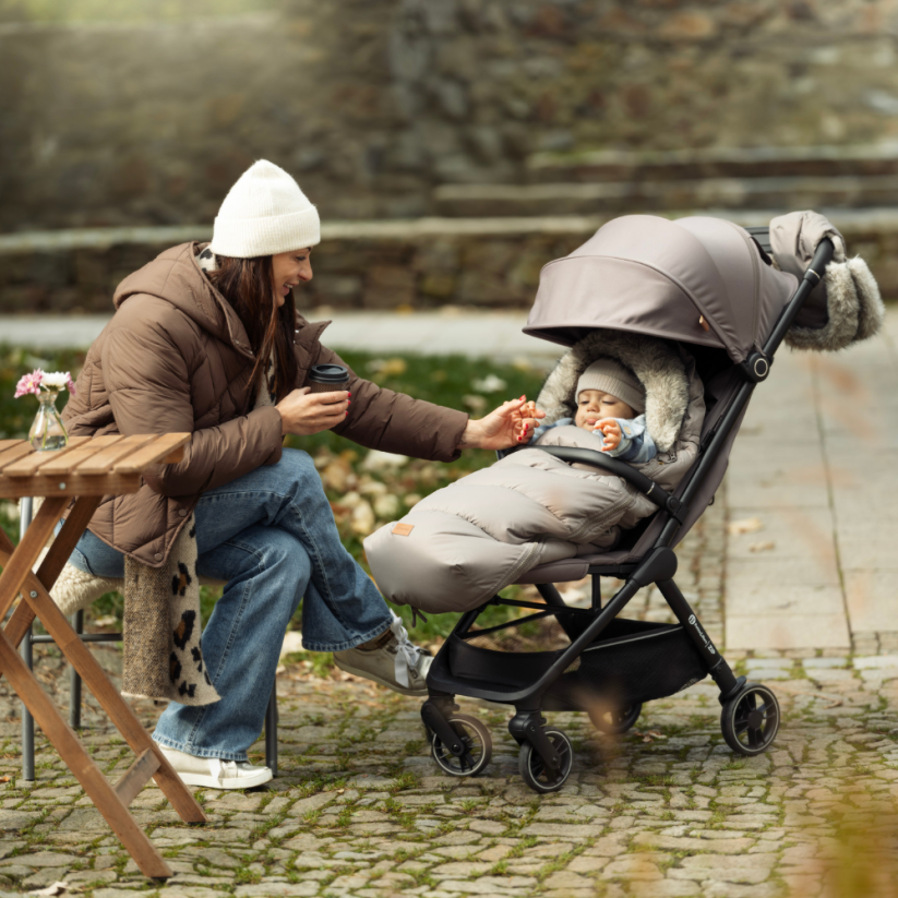 PETITE&MARS Kočík cestovný ZIP - Varianty ZIP: Smoky Anthracite