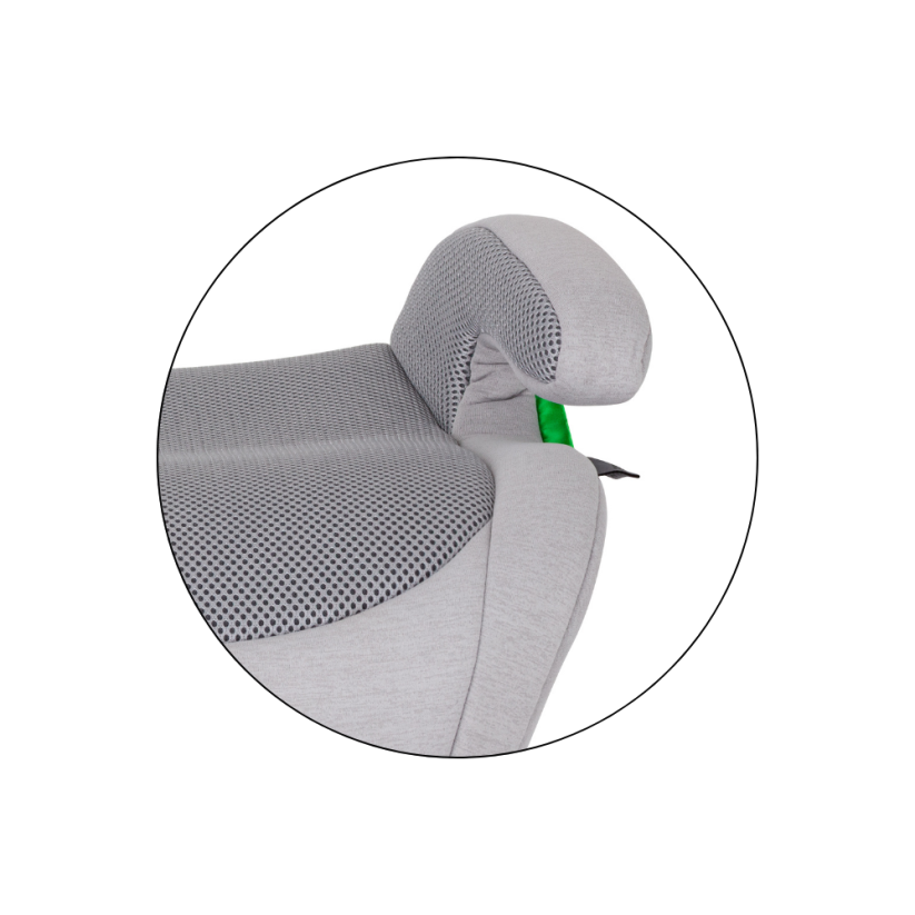 PETITE&MARS Podstawka samochodowa Optimus Pro i-Size 125 - 150 cm (22-36 kg) - Varianty Optimus Pro: Gentle Grey