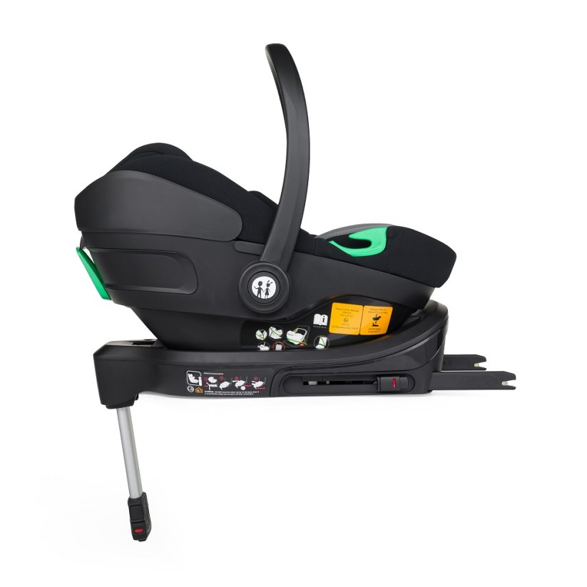 PETITE&MARS Fotelik samochodowy Core Pro i-Size Black Grey 40-87cm (0-13 kg)