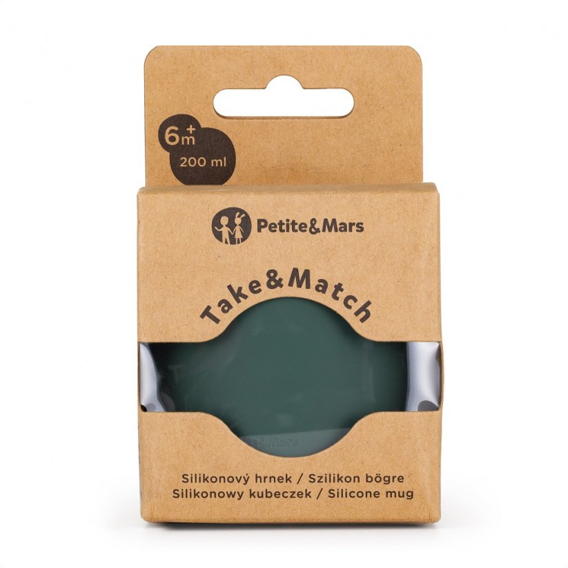 PETITE&MARS Silicone mug TAKE&MATCH 6m+