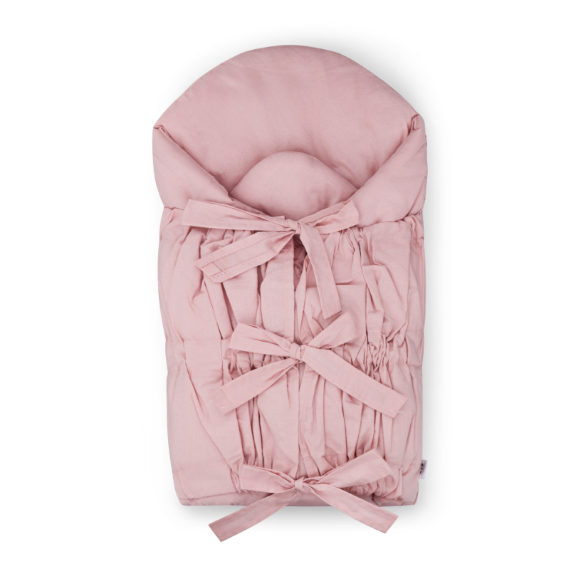 PETITE&MARS Zavinovačka šněrovací Nurse s pevnou kokosovou vložkou 75x75 cm - Varianty Nurse: Dusty Pink