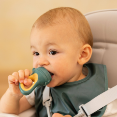 PETITE&MARS Silikonowy gryzak do owoców dla niemowląt 6m+