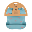 PETITE&MARS Śliniak silikonowy Take&Match ze wzorem 6m+ - Take&Match Design: Sweet Pineaples