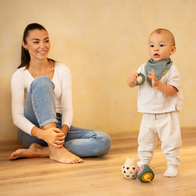 PETITE&MARS Hračka silikónová Fish Fiona 6m+