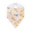 PETITE&MARS Bryndák bandana Luke 3m+ - Luke Bandana: Beige Kiwis & Misty Green