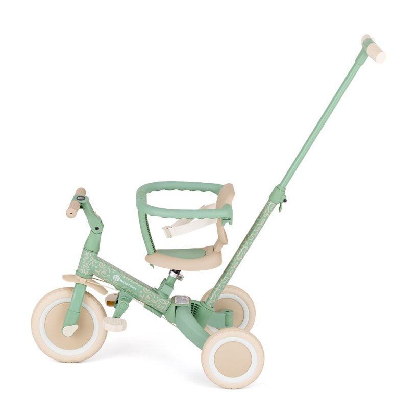 PETITE&MARS Wielofunkcyjny rowerek trójkołowy 5w1 Turbo – edycja limitowana Green Twist