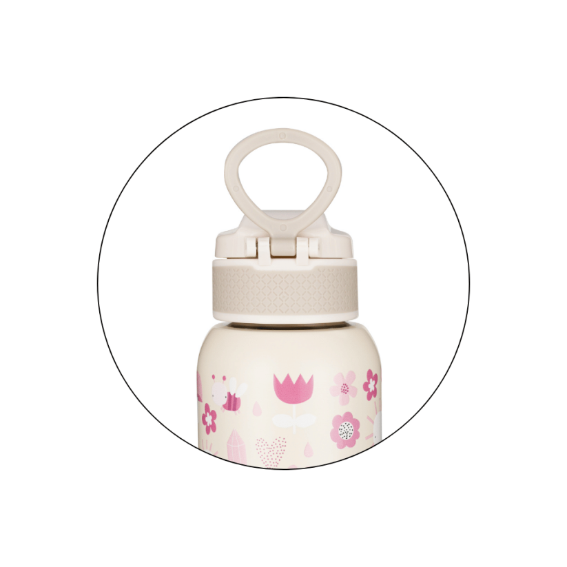 PETITE&MARS Kids Thermos Bottle with Straw 350 ml - Varianty  Thermos Bottle 350 ml: Work Zone