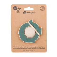 PETITE&MARS Silicone pop up teether Fish Fiona 6m+