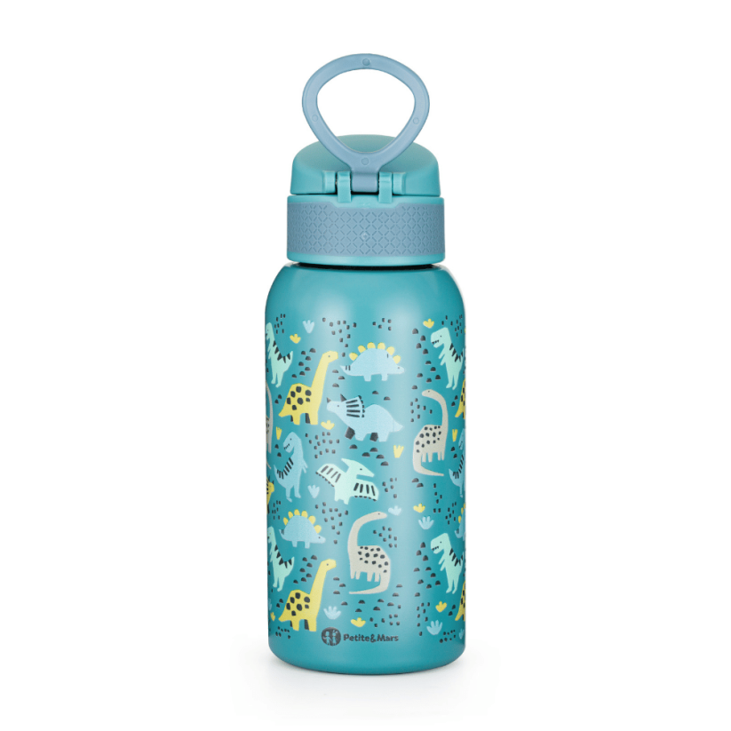 PETITE&MARS Termiczna butelka dziecięca z ustnikiem 500 ml - Varianty Thermos Bottle 500 ml: Dino Park