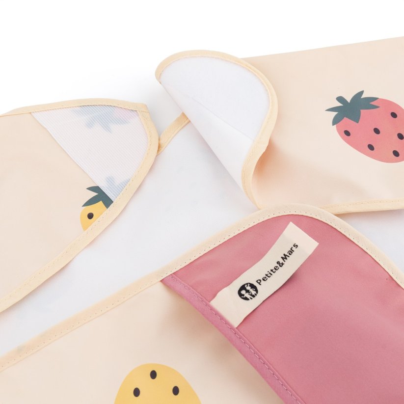 PETITE&MARS Longsleeve bib Ben - Variants of Ben: Beige Citrus