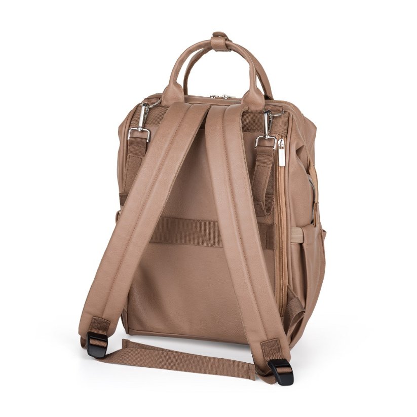 PETITE&MARS Taška/ Batoh přebalovací na kočárek Jasper Camel Beige