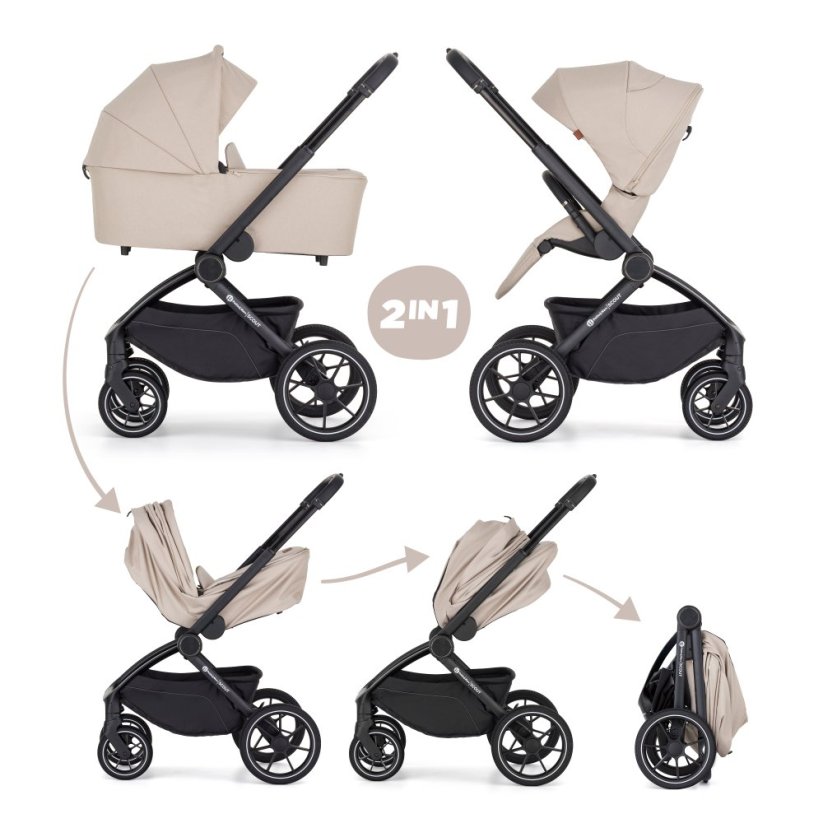 PETITE&MARS Wózek wielofunkcyjny SCOUT 2w1 - Varianty Scout: Soft Mousse