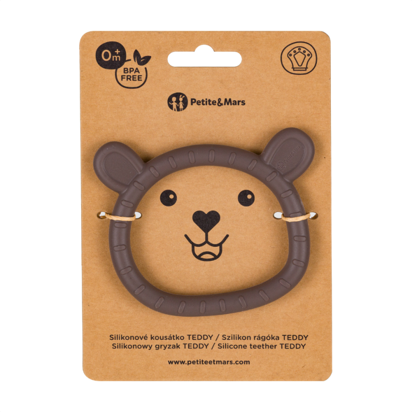 PETITE&MARS Silicone teether Teddy 0m+