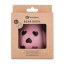 PETITE&MARS Hračka silikónová s hrkálkou Bear Basil Misty 0m+
