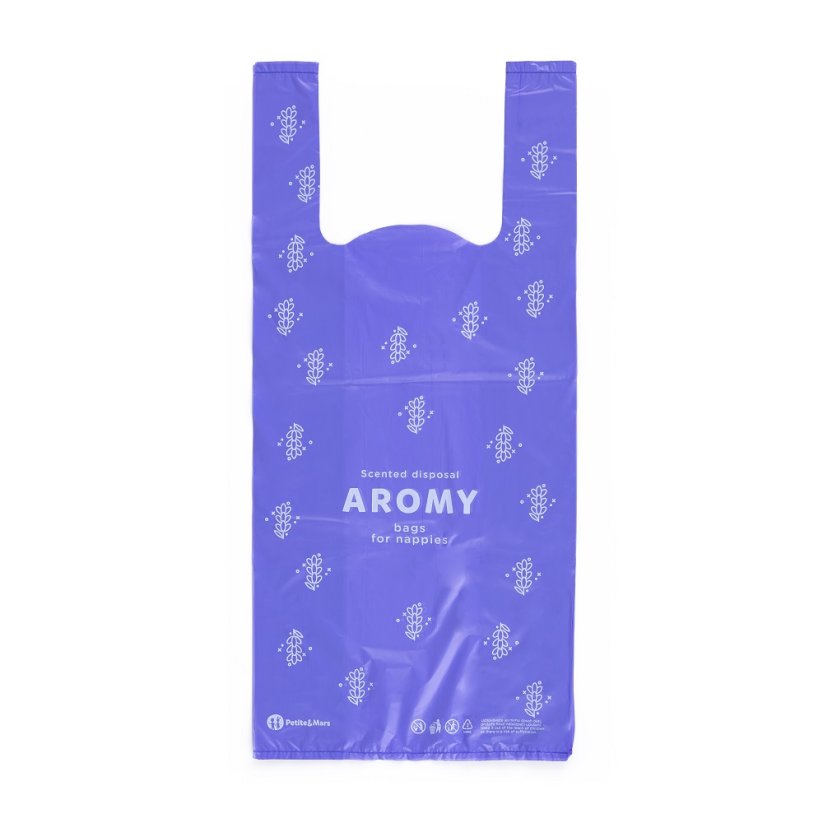 PETITE&MARS Sáčky voňavé na pleny s úchyty Aromy, 100 ks