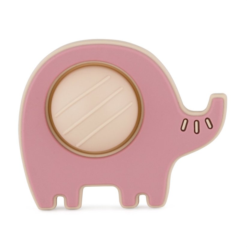 PETITE&MARS Silikonowa zabawka pop - up Elephant Edwin 6m+