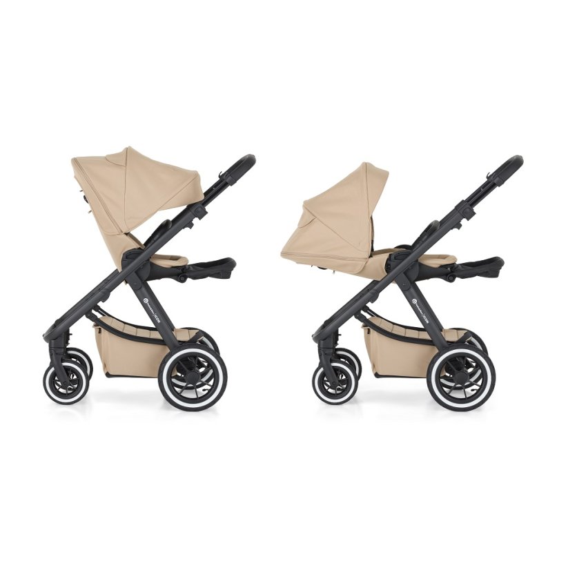 PETITE&MARS Wózek wielofunkcyjny ICON 2w1 AIR SET LITE - Warianty Icon: Mocha Beige