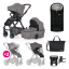PETITE&MARS Stroller ICON 2IN1 AIR SET XXL - Variants of Icon: Dove Grey