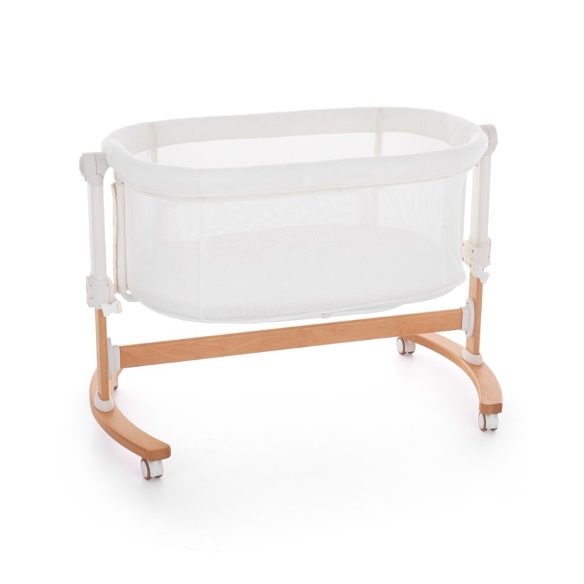 PETITE&MARS Adjustable cot with cradle function Glory 2in1 - Varianty Glory: Mocha Beige