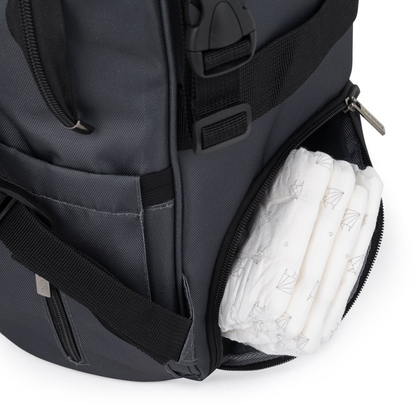PETITE&MARS Diaper backpack Jack Ultimate Grey